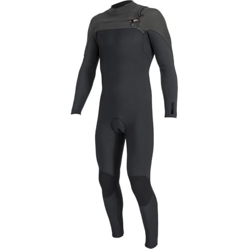 O'Neill 4/3mm Blueprint Chest Zip Full Wetsuit-Black/Raven-X-Large