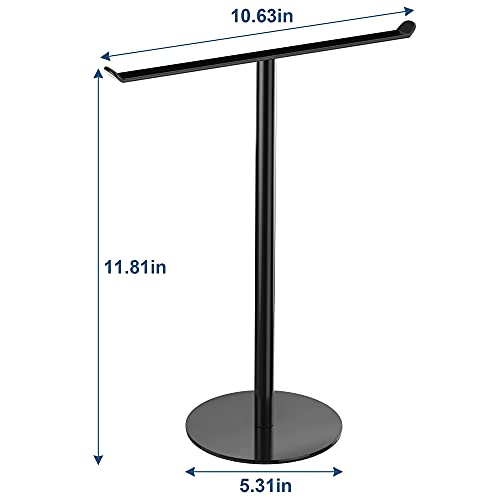 Towel Rack T-Shape Hand Towel Holder For Bathroom,Headband Holder And Lightweight Bathroom Towel Racks,Kitchen Towel Rack Black Hand Towel Holder,Stainless Steel Waterproof Bathroom Counter Organizer #TOP5