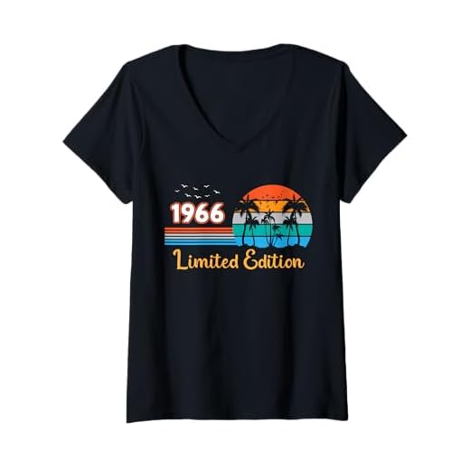 Mujer Libro de visitas para 56 cumpleaños, unisex, para 56 años, 1966 Camiseta Cuello V