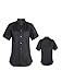 TopTie Women's Essential Snap Chef Coat Restaurant Cook Jacket Uniform Shirt