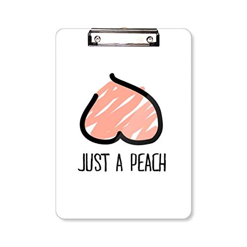 Porte-bloc pour dessin Just Peach rose A4 pour écrire sans table