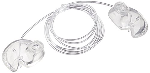 Doc's Pro Plugs DFFL5 Medium Vented Pro Ear Plugs with Leash, Clear