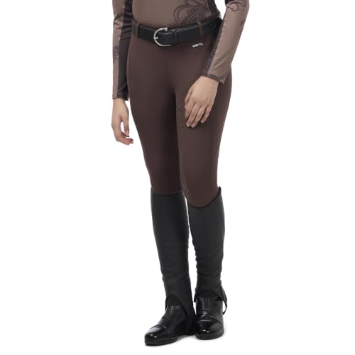 Image of Kerrits Women's Coolcore Full Leg Grip Horse Riding Tights - Cooling Equestrian Leggings, Silicone Grip, Pockets