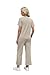 WIHOLL Two Piece Sets For Women Summer Loungewear Matching Sets Fitness Clothing Petite Capri Pants Spring Break Airplane Essentials Vacation Outfits Beach Fashion 2025 Beige S