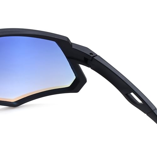 Image of Dervin UV Protected Non-Polarized Sports Sunglasses for Men & Women Driving Cycling Fishing Cricket Sunglasses