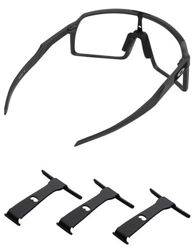 Image of Metallic Replacement Wicket for Oakley Sutro OO9406 /Sutro Asian Fit OO9406A /Sutro S OO9462 Sunglasses - BLACK*3