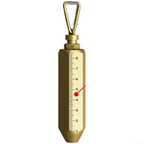 Varilla de medición de aceite industrial con cinta de acero al carbono y ancla de latón para medición precisa de nivel de líquido de petrolero negro amarillo 300 mm (10 m)