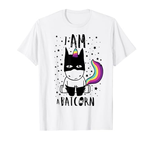 I Am A Batcorn Funny Cat Unicorn T-Shirt Men ...