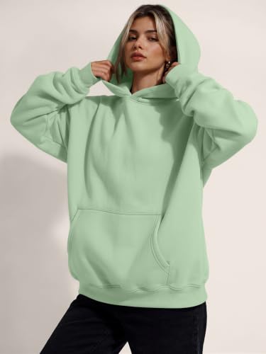 Image of Trendy Queen Women Oversized Hoodies Fall Outfits | Gentle Skin Feel, Aesthetic Drop Shoulder, Large Kangaroo Pocket, Seamless Daily Outfit Match