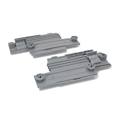 eRicambi® Kit de ajuste de cesta superior para lavavajillas – Compatible con Smeg, Whirlpool, Bauknecht, Gorenje, Ikea – Código 690074913 – Guía derecha e izquierda 260 x 127 (mm)