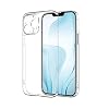 Ehr. iPhone 15 Pro Compatible Camera Protected Anti-Shock Ultra Slim TPU Transparent Silicone Case (Transparent, iPhone 15 Pro)
