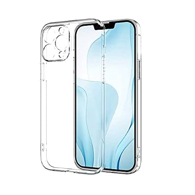 Ehr. iPhone 15 Pro Compatible Camera Protected Anti-Shock Ultra Slim TPU Transparent Silicone Case (Transparent, iPhone 15 Pro)
