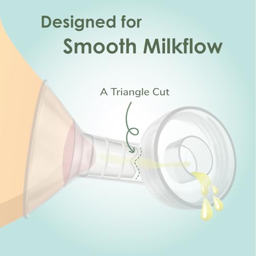 Image of Maymom Flange Inserts 13mm Compatible with Spectra, Medela 24 mm Shields, Momcozy S9 Pro /S12 Pro, Willow Wearable 24mm Cup. Compatible with Medela Freestyle, Harmony, to Reduce 24mm Down to 13 mm; 2pc