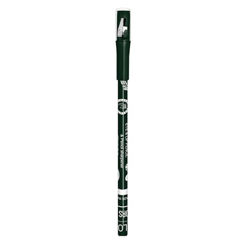 Image of Colors Queen Eye & Lip Liner Pencil with Sharpener | Long Lasting & Smudge Proof Lip Liner | Matte Finish, Rich Color Payoff Sharpenable Pencil (Green)
