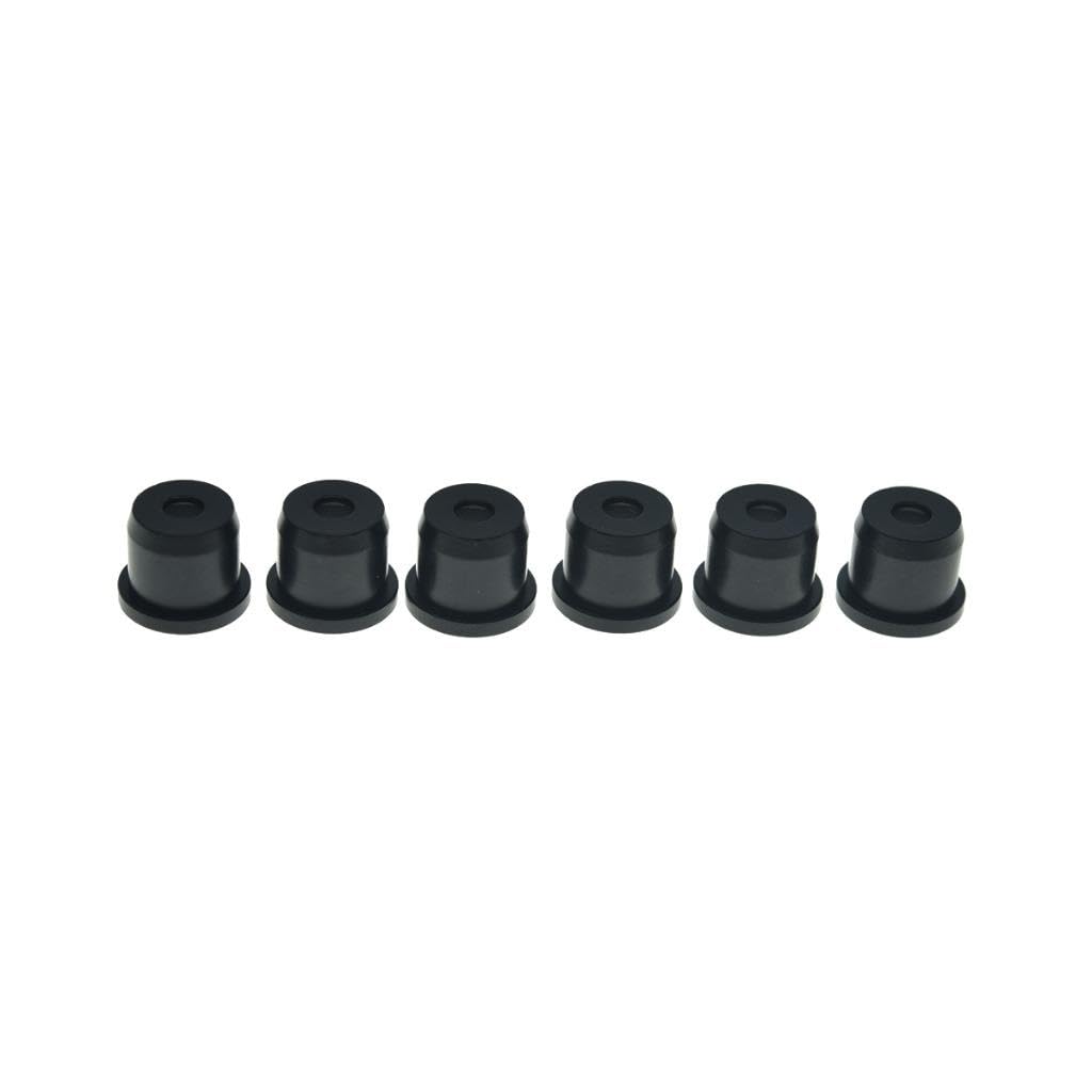 Dopro Set of 6 Brass String Through Body String Ferrules 5/16" String-Thru Ferrules for American Standard/Vintage Tele/Telecaster Upgraded version Black - Image 4