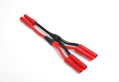 Pack(3) 4MM Parallel Charge Adapter 12awg Wire Heavy Duty for RC Turnigy HXT