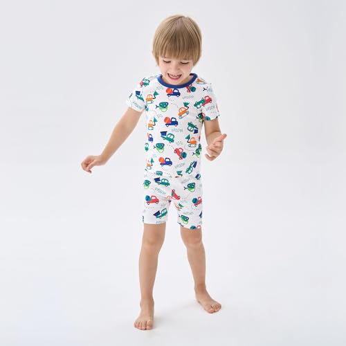 Image of pureborn Baby Pajamas Set Toddler Snug Fit Cotton Sleepwear 2pcs 12M-7Y