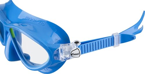 Image of Cressi Kids Comfortable Silicone Mask with Adjustable Strap, for Snorkeling and Pool - for Children 5 to 10 years old - Moon: made in Italy