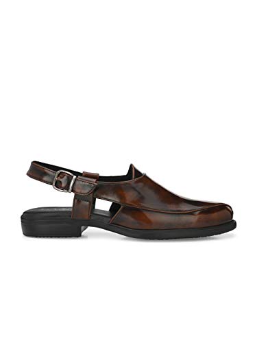 Image of Delize Men's Brown Roman Sandals