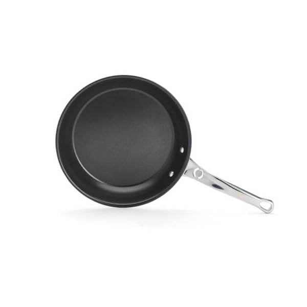 DE BUYER Padella Antiaderente AFFINITY, Acciaio Inox Multistrato, Rivestimento Interno in Ceramica, 28 cm, Compatibile con Induzione