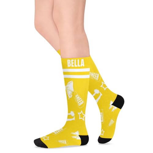 Cheerleader Crew Sock Custom Cheer Socks with Your Name Personalized Cheer Accessories4