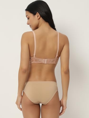 Image of Full Coverage Comfortable Wireless Padded Bra and Hot Panty Set for Women's and Girls