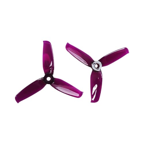 2Pair 4 Colors 4052 4。 0x5。 2 FPV PC 3プロペラセットCW CCWは、ドローンクアッドコプターパーツのシャフト設計を介して2204モーターと互換性があります(Blue 2pair)