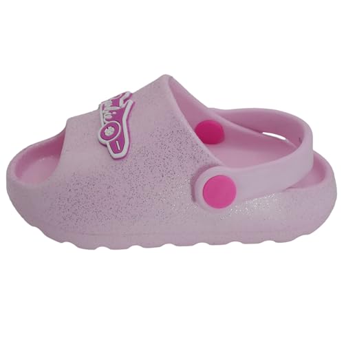 Barbie Toddler Girls' Cloud Slides - Cute & Comfy Slip-On Sandals for Summer, Pool, or Beach2