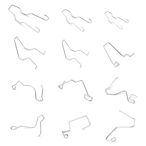 TEANTECH Bulb Retaining Spring Clips for H1/ H3 /H4 /H7-12 PCs Bulb Universal Car Headlight Clamp Headlamp Dip Dipped Beam Hoder