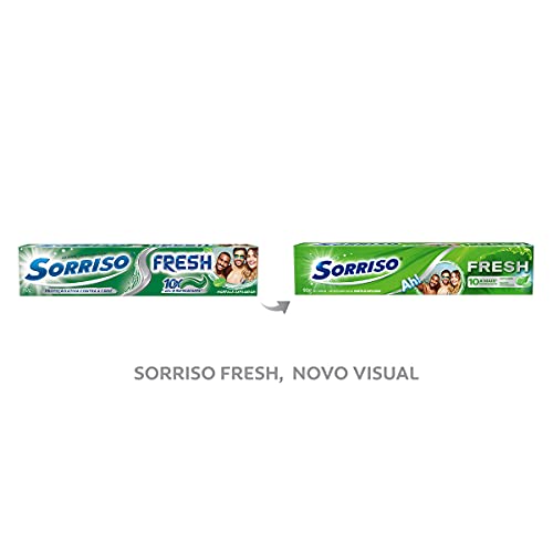 Creme Dental Fresh Hortelã, Sorriso, Gel, Branco, 90 G