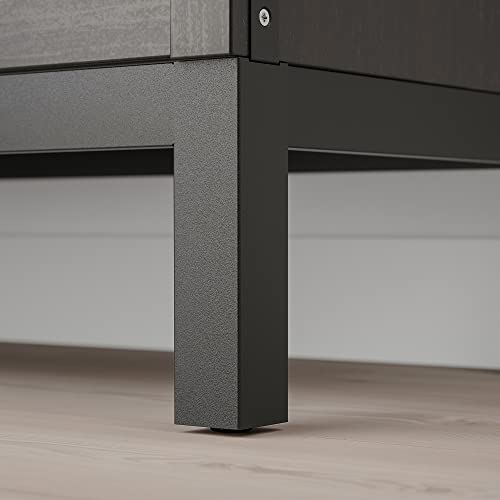 Châssis Kallax noir ProTuning 76 cm support surélevé robuste en acier pour meuble