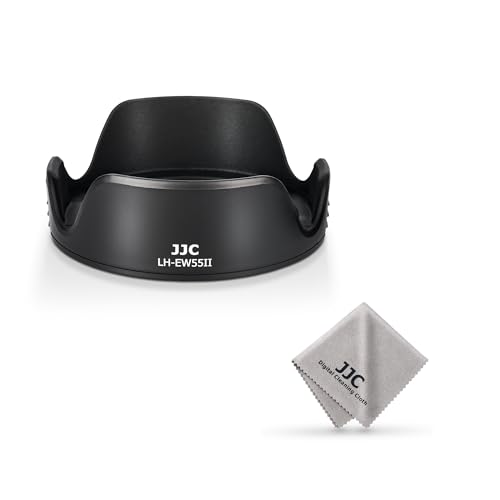 Image of Lens Hood for Canon RF 28mm F 2.8 STM, Reversible Lens Shade Replace Canon EW-55 Lens Hood, Compatible with 55mm Filters and 55mm Lens Cap