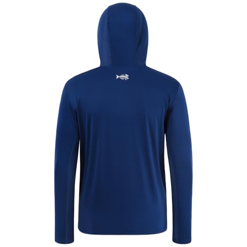 Image of BASSDASH Men's UPF 50+ Fishing Hoodie Shirts with Chest Pocket Lightweight UV Sun Protection Long Sleeve Hiking Sports FS34M