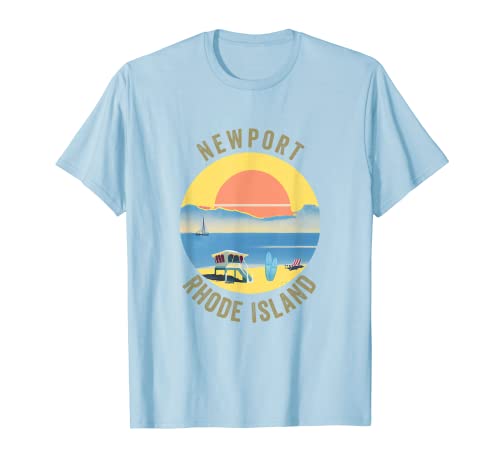 Newport RI Souvenir-Bekleidung – Retro Vintage Newport RI T-Shirt