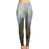 * Hohe Taille und elastischer Bund: Bedruckte Hosen mit hoher Taille und elastischem Bauch, um Ihre Kurven zu konturieren und Ihre Form zu optimieren. Große Flexibilität, um Ihre Taille zu zeigen, perfekt für aktive Frauen und Mädchen.