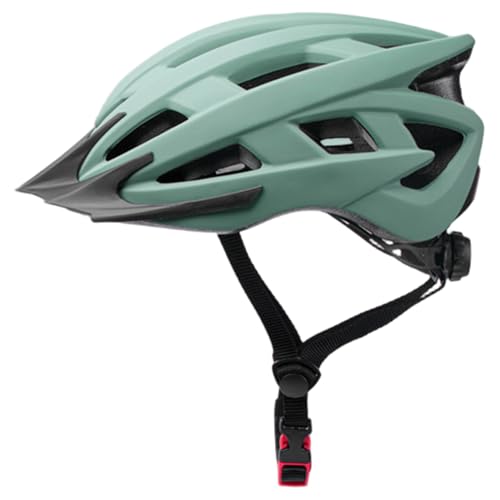 Casco de bicicleta para adultos unisex en color verde ligero