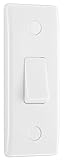 BG 847 Moulded Round Edge | White | 1 Gang 10A 2 Way Architrave Switch