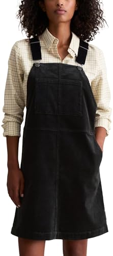 Marc OߴPolo Denim Damen Cordkleid mit Stretch-Anteil Latzkleid