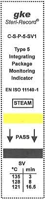 Autoclave Package Monitoring Chemical Indicator for Steam Sterilization Processes (Pack of 20) (Indicator Steam, Class 5) (B0993H5PQ1) Amazon Price History, Amazon Price Tracker