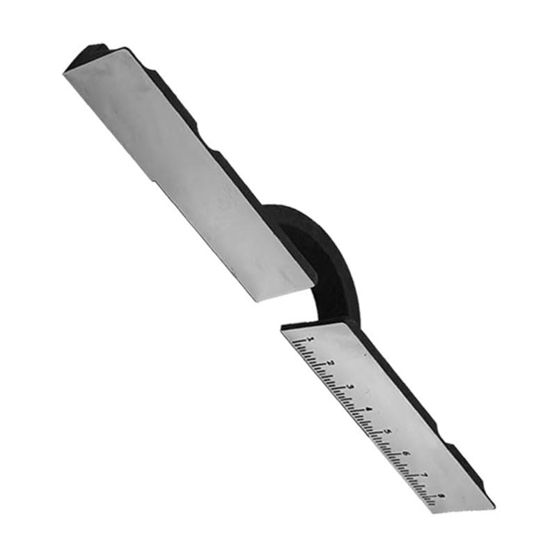 Clôture de scie à onglet en aluminium, guide d'extension de 450 mm pour 255 fraises, déflecteur en fonte épaisse avec échelle pour un travail précis du bois