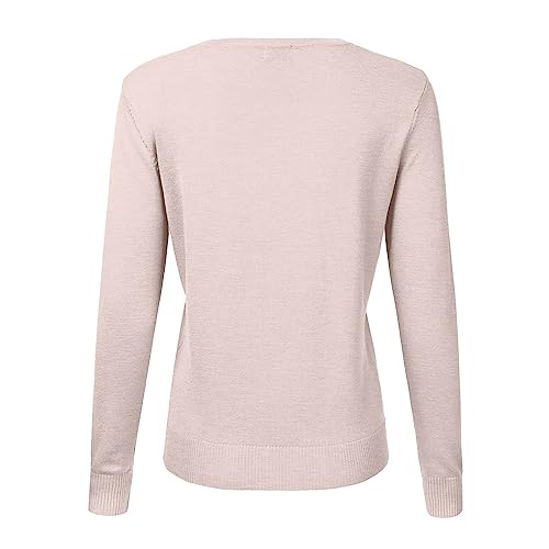Cardigans for Women Lightweight 2025 Summer Trendy Fashion Long Sleeve Round Neck Open Front Button Down Knit Sweater2