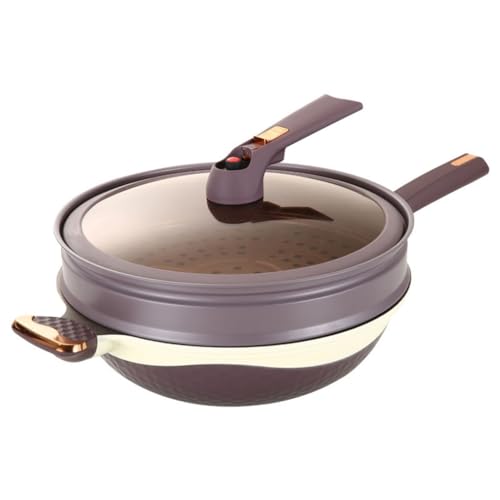 Wok Antiadherente con Vaporera 32CM miniatura 1