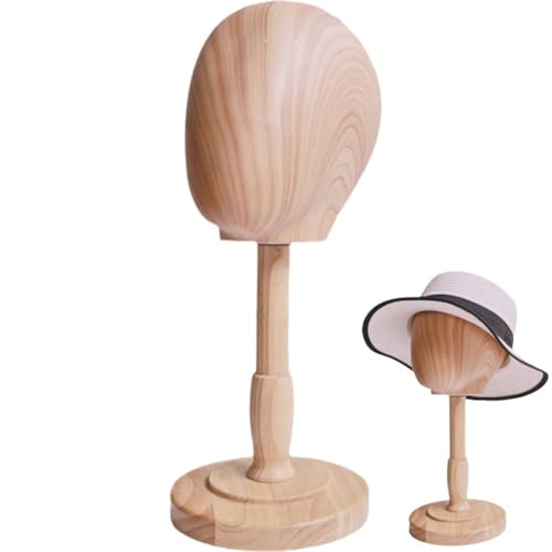 Soporte para cabeza de peluca estable y expositor de sombreros con cúpula resistente 2