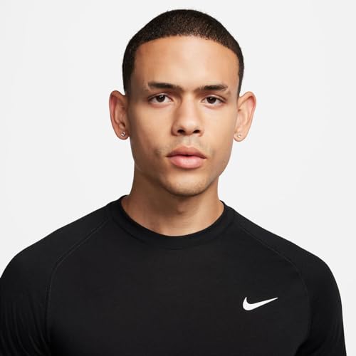 Nike Flex Rep Men's Dri-FIT Short-Sleeve Fitness Top (Black/White, FN2979-010) Size Large4
