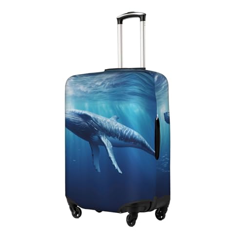 Ocean Mammal Whale Print Suitcase Covers For Luggage Suitcase Cover Travel Luggage Cover Fits 18-32 Inch Suitcases2