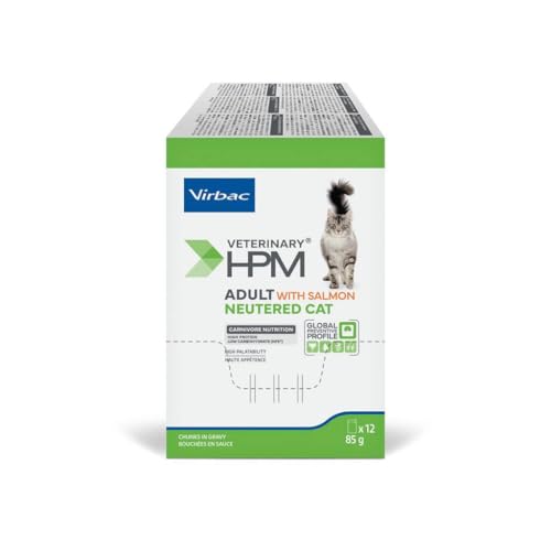 HPM Feline Erwachsene NEUTERED Salmon aus Salsa, 12 x 85 g