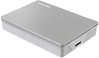 Vista 5 de Toshiba Canvio Flex HDTX140XSCCA - Disco duro externo portátil de 4 TB USB-C USB 3.0, color plateado para PC, Mac y tableta