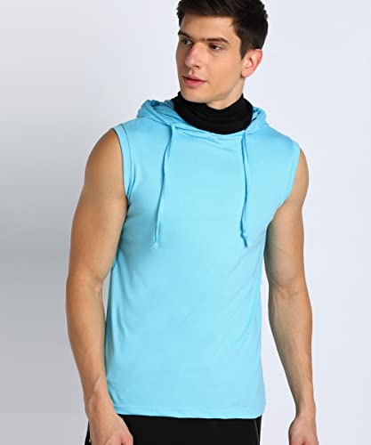 Image of Rock Paper Scissors Mens Hoodie Tank Top Gym Hoodie with Mask Workout Vests Super Men Vests Gym Vest
