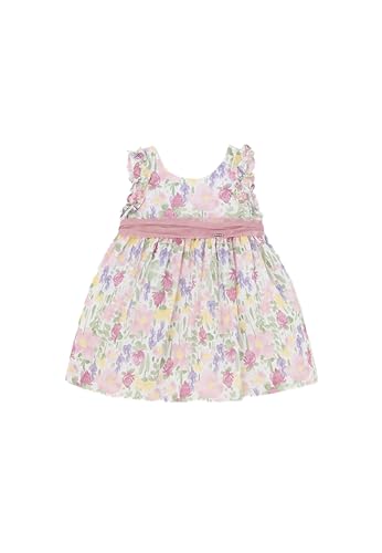Vestido Estampado de Tirantes Multicolor Mayoral con Acabados Premium de Alta Costura