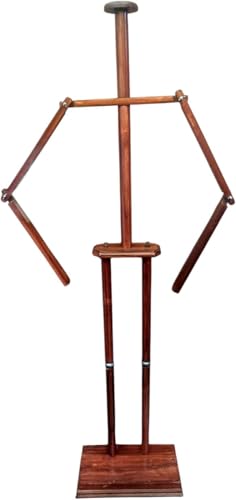 Medieval Full Suit of Armor with Brown Wooden Display Stand Perfect for Knight Costumes & Collectibles